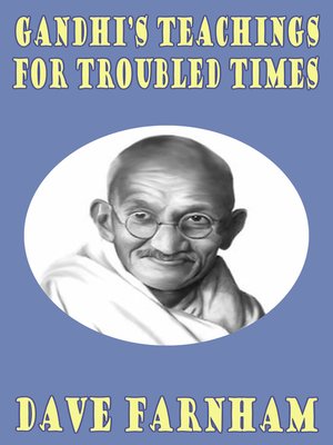 cover image of Gandhi's Teachings for Troubled Times